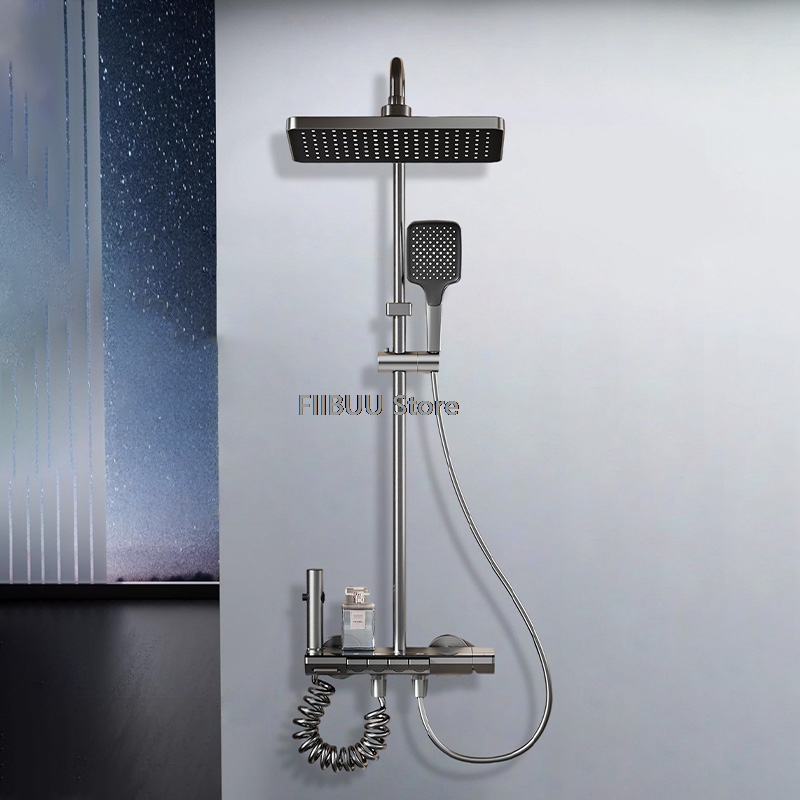 Home Outlet Bathroom - LED 디스플레이 샤워 시스템, 대형 샤워