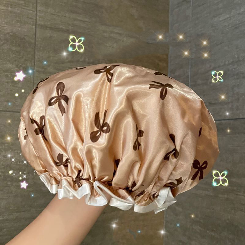 Home Essentials Bathroom Accessories - 2/3/5pcs 더블 레이어 방수 목욕 모자