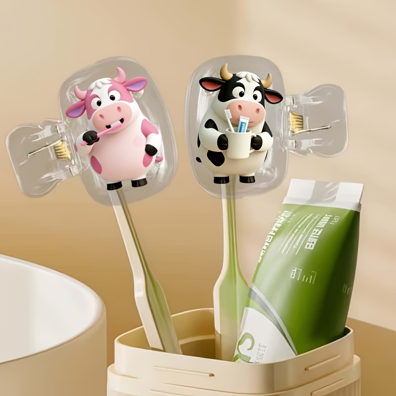 Home Essentials Bathroom Accessories - 2개입 소가죽 칫솔 케이스 보호대, 가정