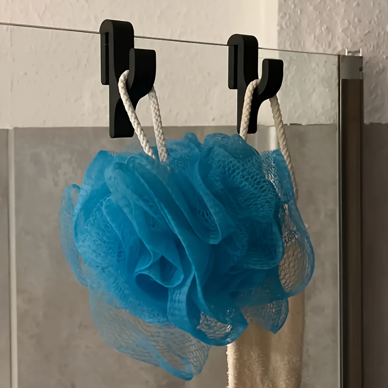 Home Essentials Bathroom Accessories - 흰색 2개/검정색 2개 세트, 랜덤 색상,