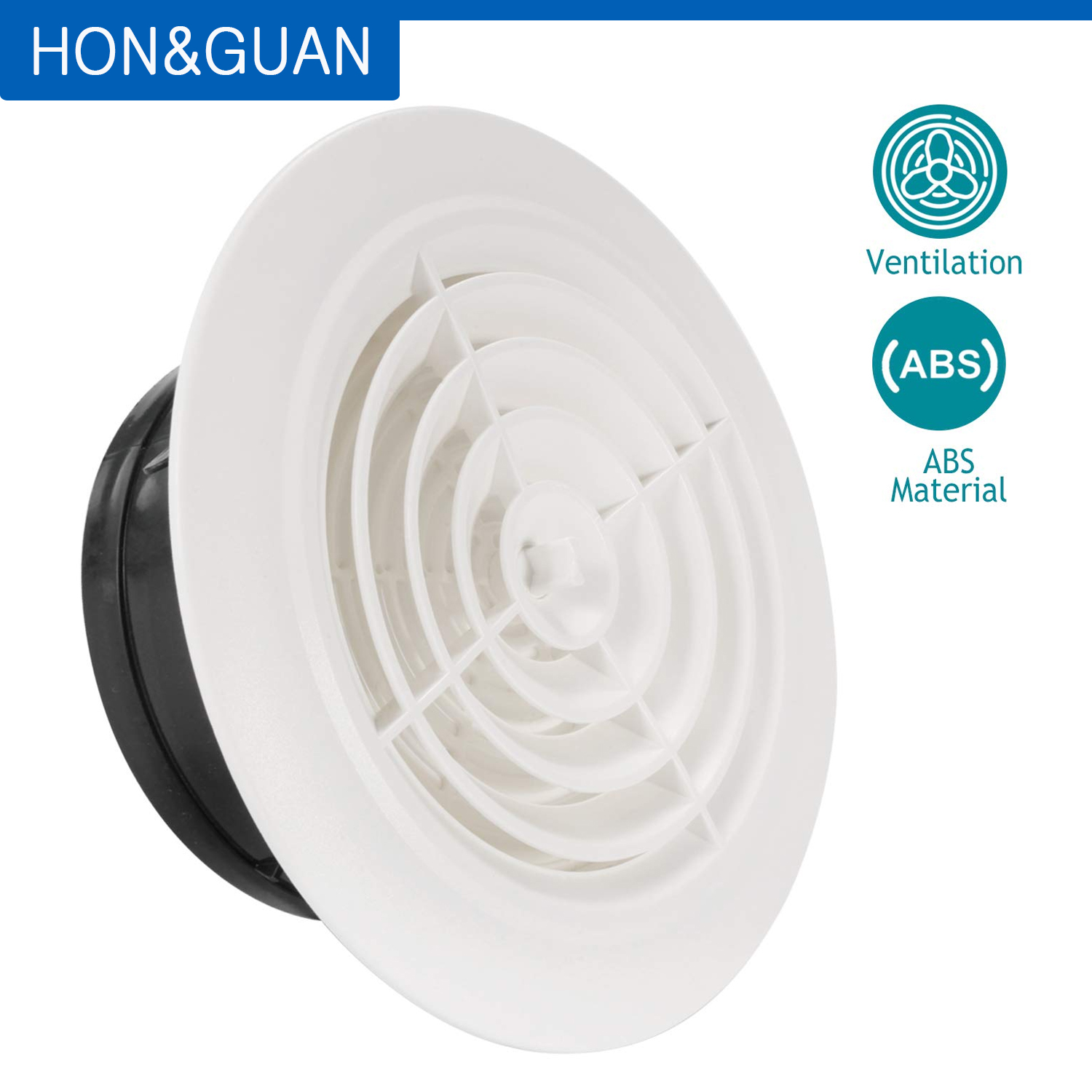 Home Outlet Bathroom - Hon & Guan 원형 플라스틱 그릴