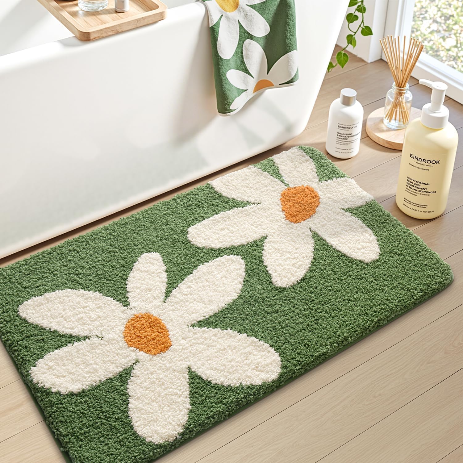 Zara Home Bathroom Rug - VIKAMA 현대식 욕실 카펫 부드러운 물