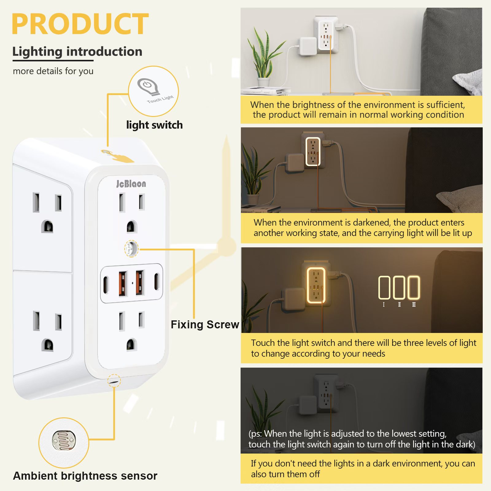 USB C 벽면 콘센트(야간 조명 포함), 5V 2.4 - Home Outlet Bathroom 리뷰 및 가격