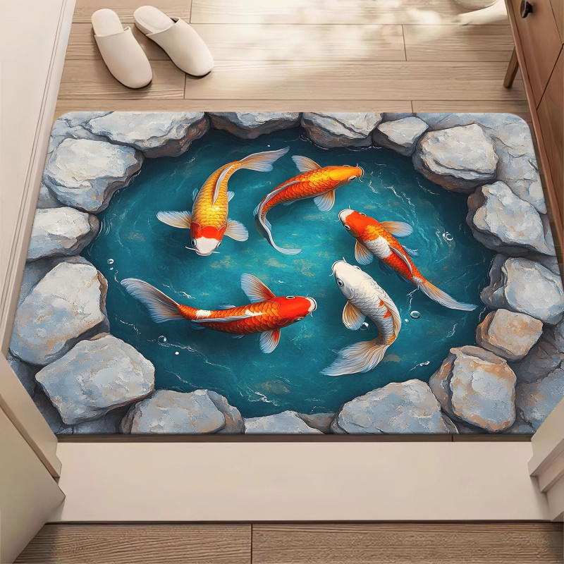 VIKAMA 입체 비전 욕실 바닥 매트, 욕실 흡수성  - Zara Home Bathroom Rug 리뷰 및 가격
