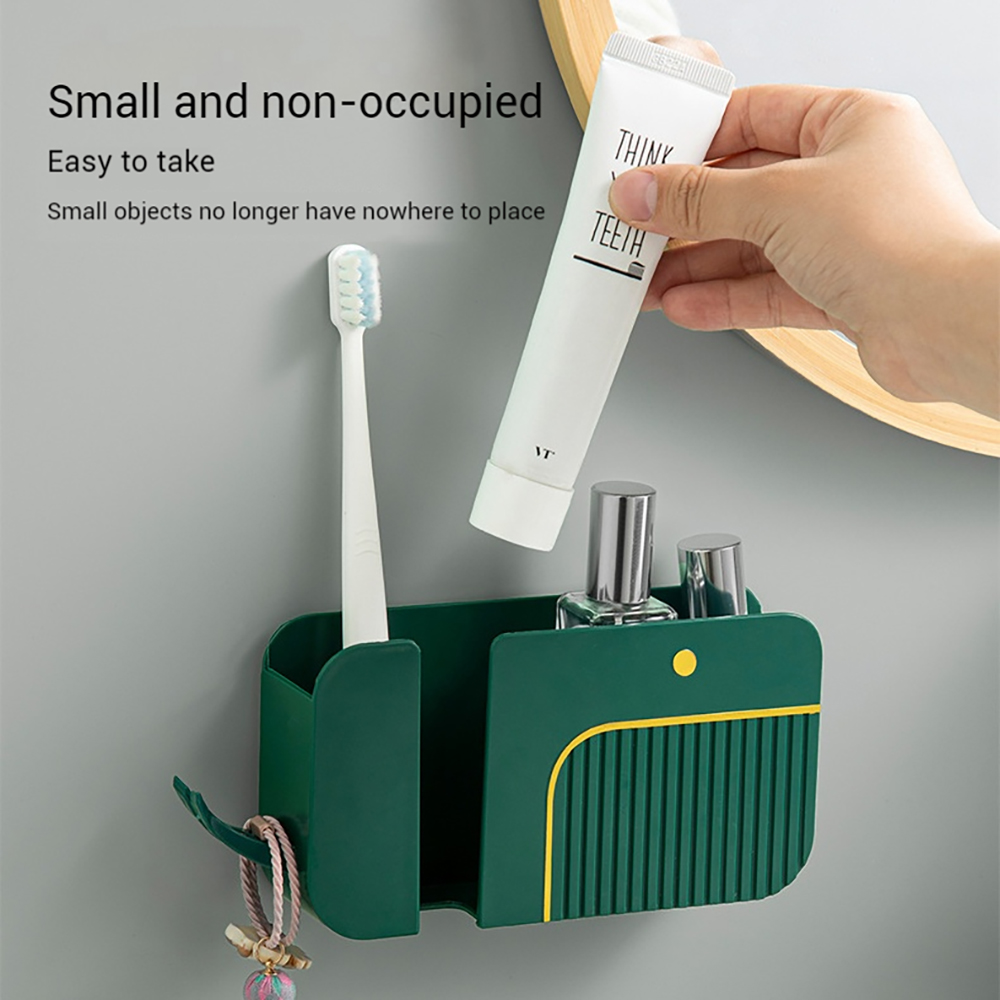 펀치프리 레트로 벽걸이 수납함 셀프 접착식 칸막이 벽  - Home Essentials Bathroom Accessories 리뷰 및 가격