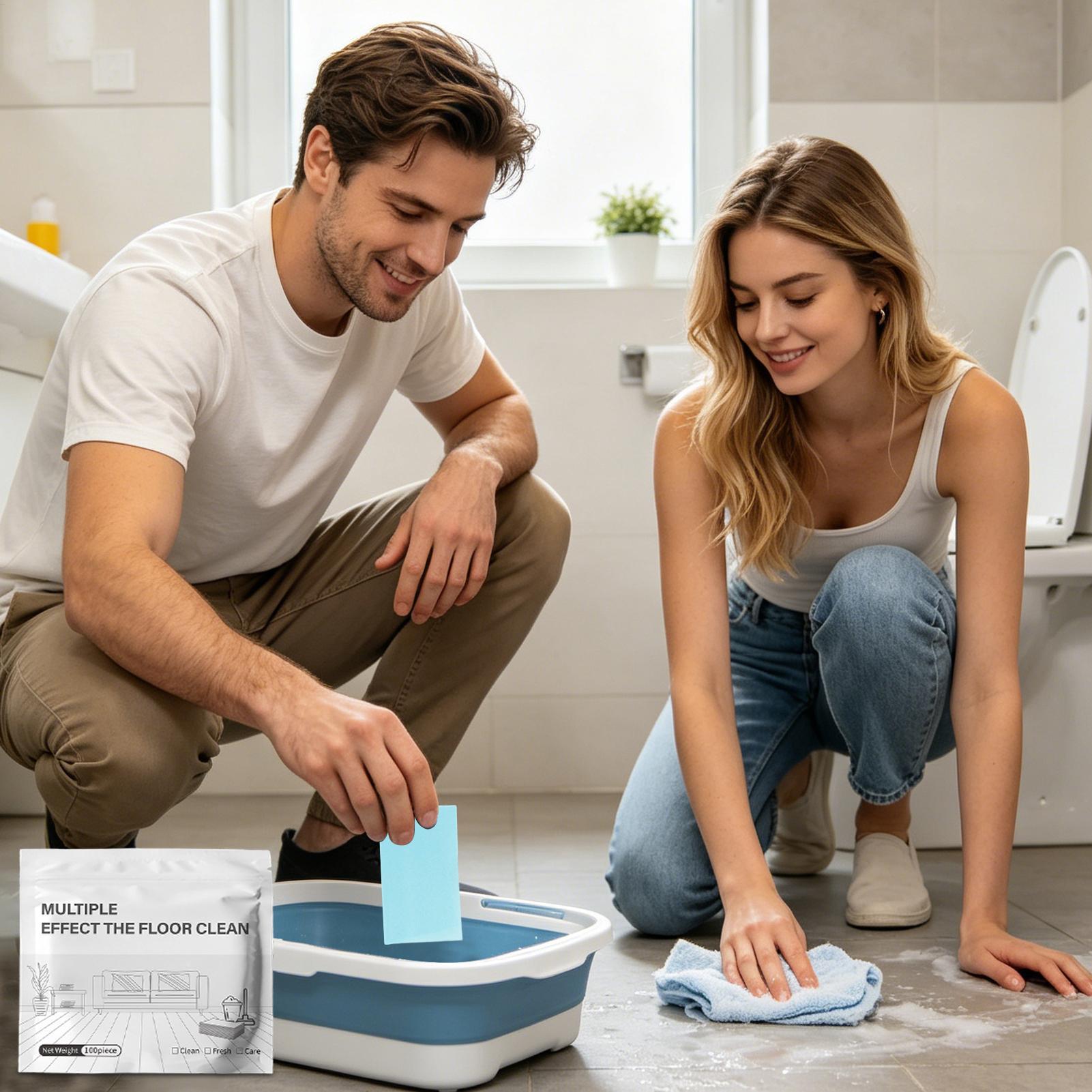 100정 다목적 강력 타블렛형 바닥 세정제, 타일, 나 - Home Bathroom Cleaning Solution 리뷰 및 가격