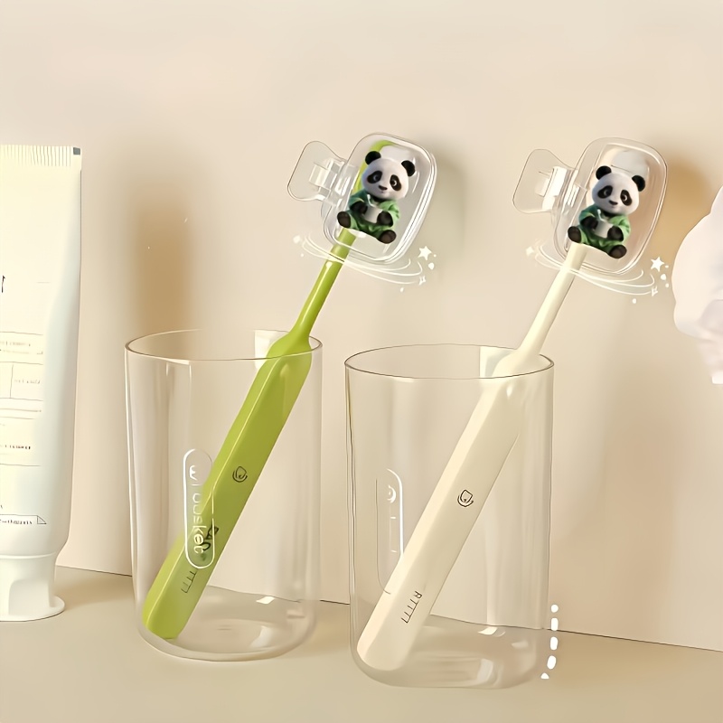 귀여운 녹색 잠옷을 입은 판다 2종 여행용 칫솔 케이스 - Home Essentials Bathroom Accessories 리뷰 및 가격