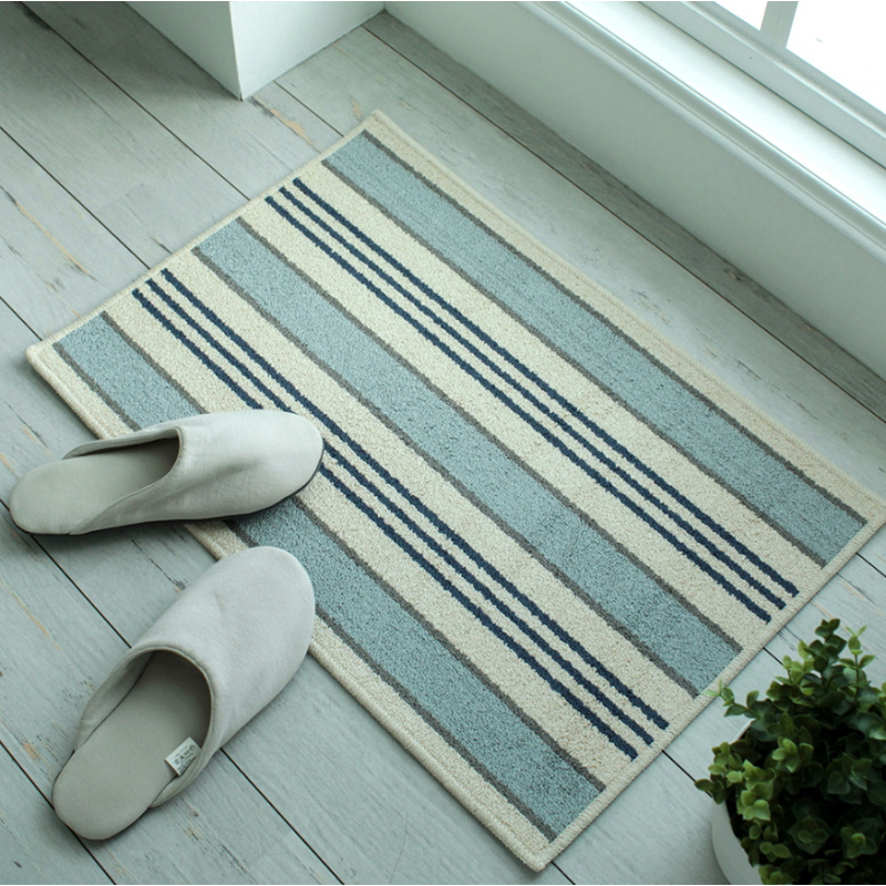 VIKAMA 한국 미니멀리스트 줄무늬 욕실 카펫 미끄럼 - Zara Home Bathroom Rug 리뷰 및 가격