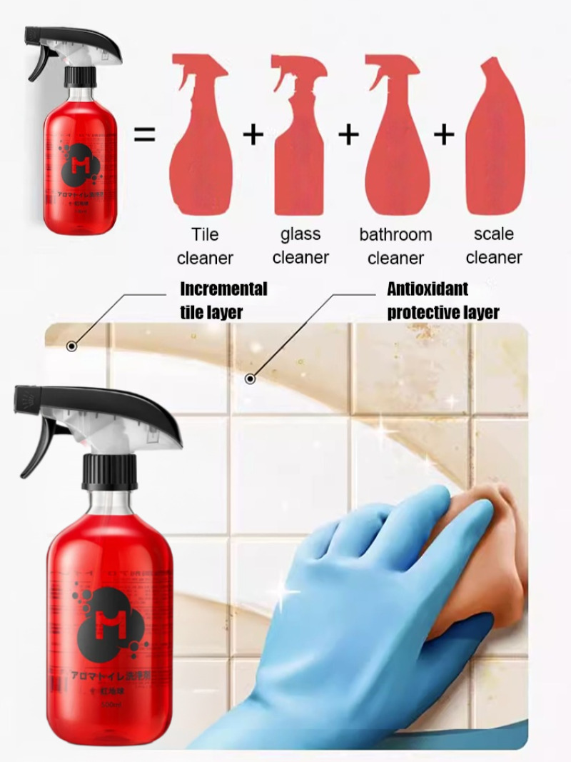 화장실 세정제 장미향 얼룩 제거제 친환경 빠른 효과 가 - Home Bathroom Cleaning Solution 리뷰 및 가격