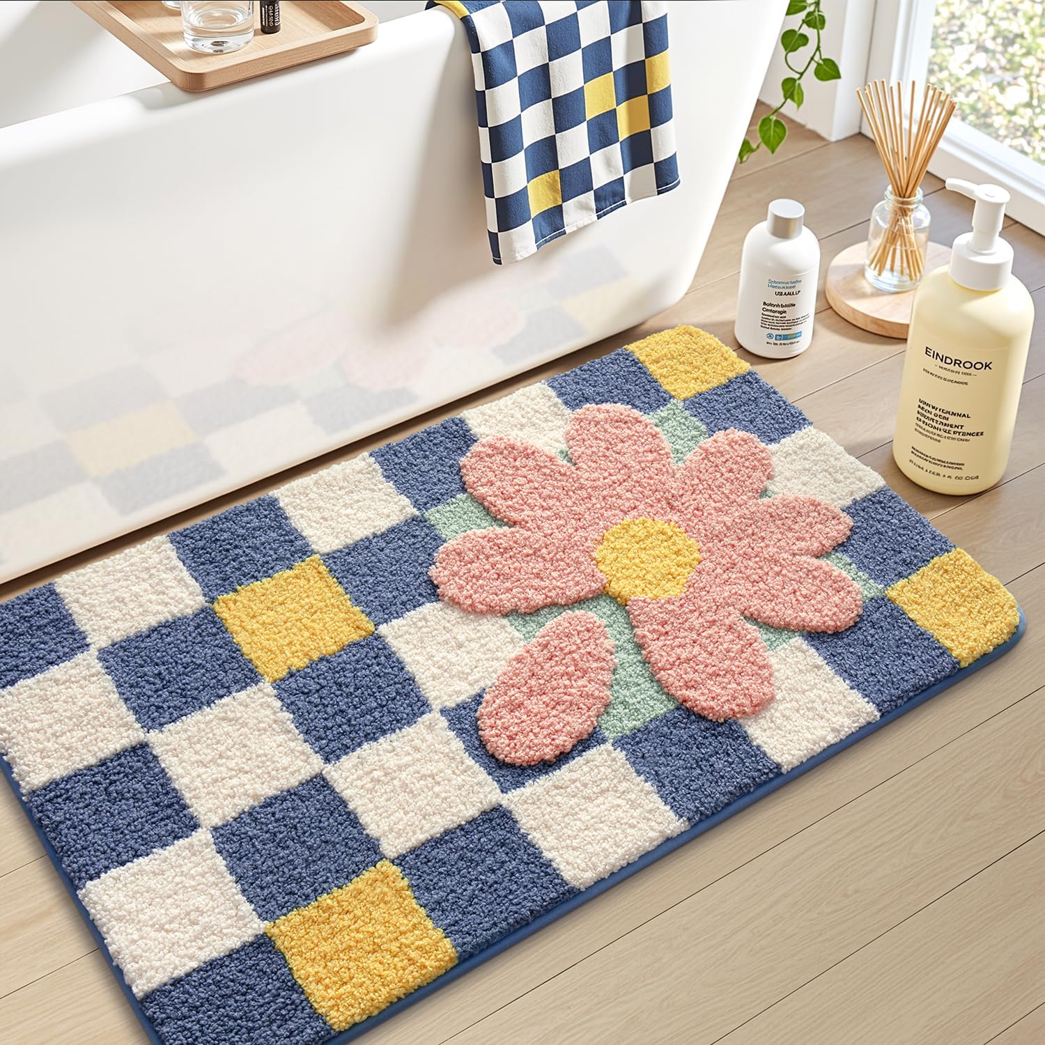 VIKAMA 현대식 욕실 카펫 부드러운 물 흡수 샤워  - Zara Home Bathroom Rug 리뷰 및 가격
