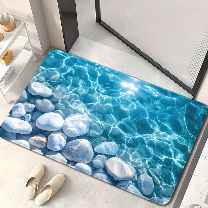 VIKAMA투명 워터스톤 욕실 발매트, 도어매트, 주방 - Zara Home Bathroom Rug 리뷰 및 가격