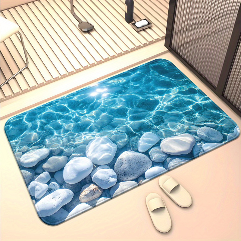 VIKAMA투명 워터스톤 욕실 발매트, 도어매트, 주방 - Zara Home Bathroom Rug 리뷰 및 가격