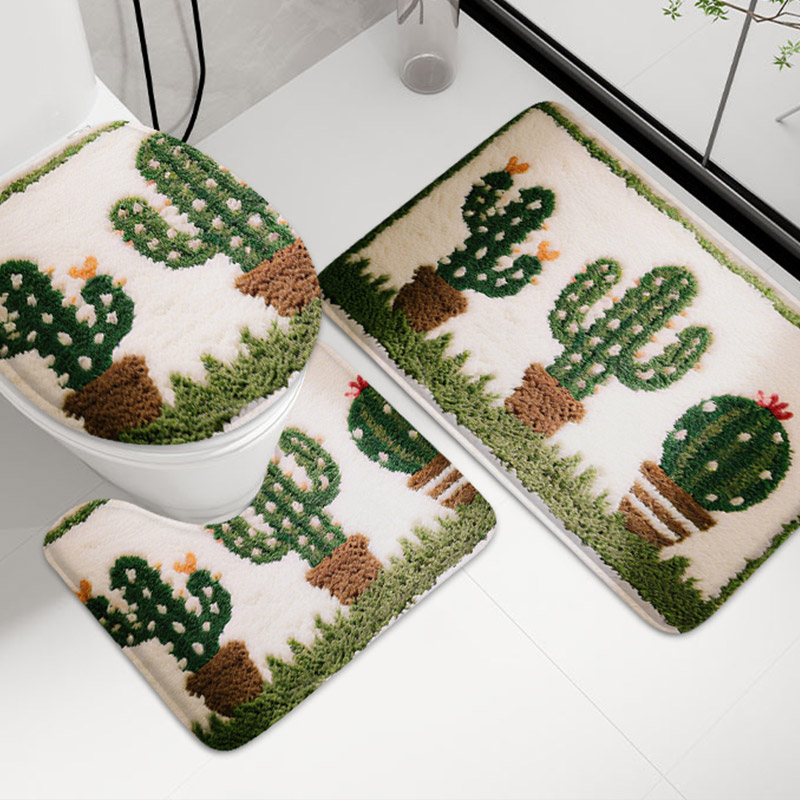 3pcs 한국 스타일 홈 화장실 U 자형 바닥 매트 화 - Zara Home Bathroom Rug 리뷰 및 가격