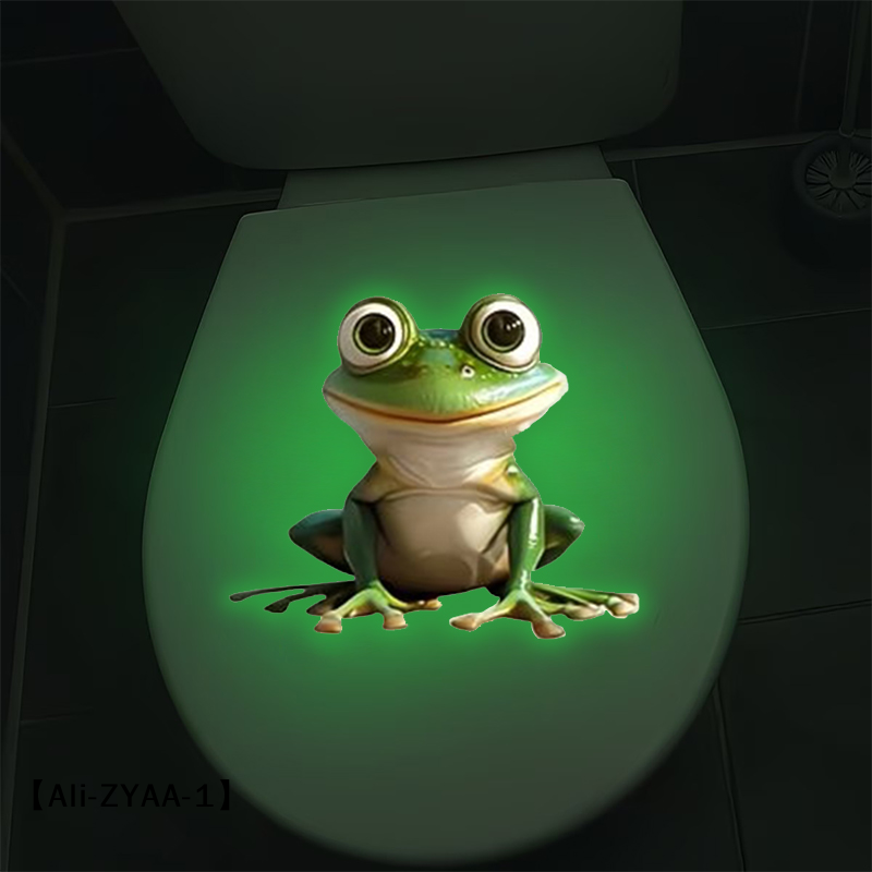 【A】야광 개구리 화장실 스티커, 욕실 벽 데칼, 발광 - Home Outlet Bathroom 리뷰 및 가격